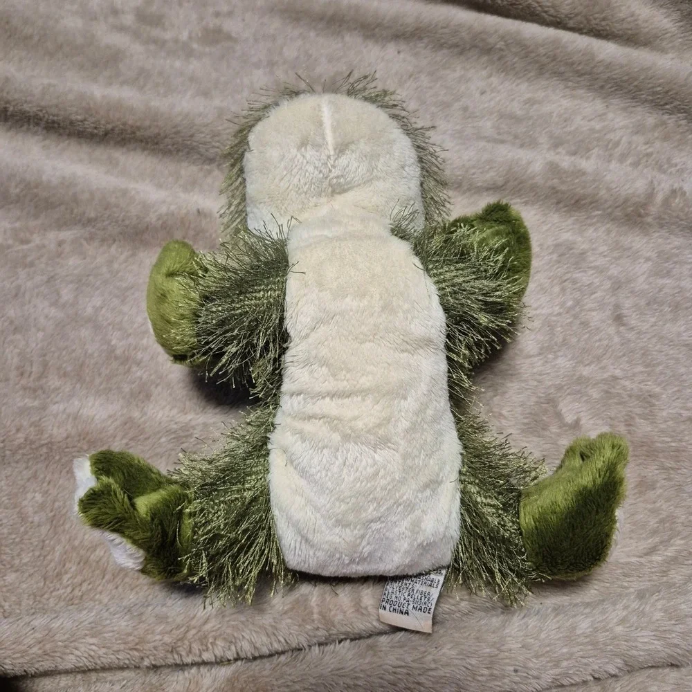 Ganz Webkinz Bullfrog Plush Green Fuzzy Stuffed Animal Toy